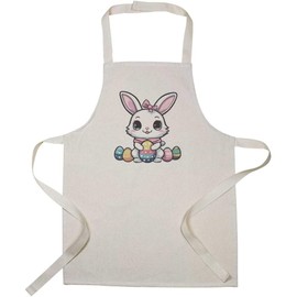 Azeeda 'Easter Bunny With Eggs Kawaii Style' Kid’s Cooking Apron (AP00064700)