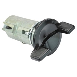 Ignition Lock Cylinder Black Bezel With Key Compatible with GM Car Van Pickup Truck SUV