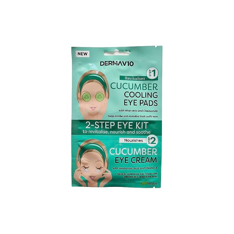 DERMA V10 EYE MASK CUCUMBER