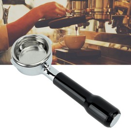 Coffee Portafilter, Aluminium Alloy 58mm Bottomless Portafilter E61 Single Layer Filter Bottomless Handlheld Portafilter Espresso Accessories for Home Coffee Shop, 8.7 X 2.3in