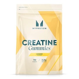 Myprotein Creatine Gummies - 3g per Serving - Electrolyte Enhanced - Support Muscle Growth, Strength & Performance - 1 Month Supply - 90 Chewable Creatine Powder Alternative (90 Gummies, Lemon)