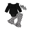 VISGOGO Baby Bell Bottoms Toddler Newborn Girl Outfits Fall Winter
