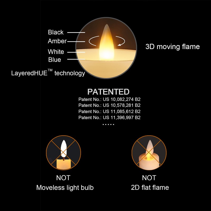 CozierGlow Glass Wax Flameless Pillar Candles Flickering with Remote Timer,