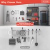 WALMANN 12PCS Garage Storage Hooks, Wall Mount Utility Hooks for
