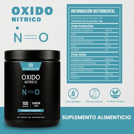 Óxido Nítrico Pre Entreno Suplemento Muscle Life 500g 100se