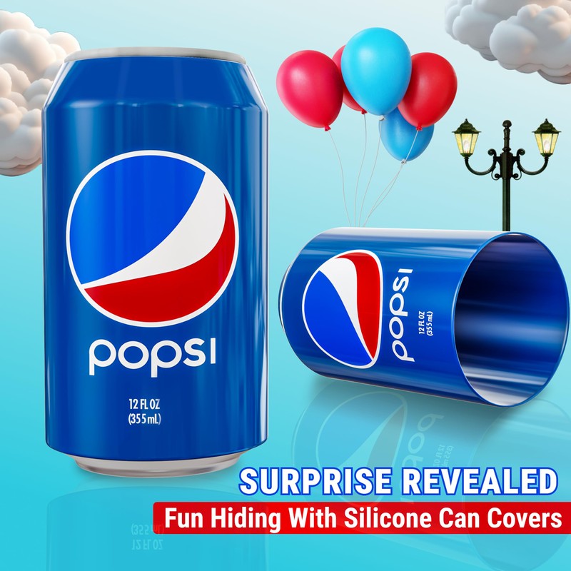 Skywin Silicone Can Sleeve - Can Cover can Hides Can