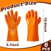 Jecery 6 Pairs Plumbing Snake Gloves Sewer Gloves Abrasion Resistant