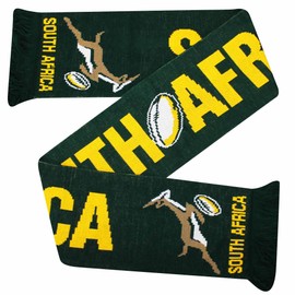 GIFTS 4 ALL South Africa & Springboks Rugby Fans Souvenir Scarf, Springboks Rugby Fans Scarf, South Africa Fans Scarf, Springboks Scarf