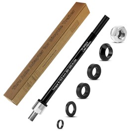 BOUFEIDA Steckachse Fahrrad Adapter, M12 160-178 mm Steckachse mit Fahrrad Achsadapter, Steckachse kompatibel mit den meisten Fahrradanhänger kupplungen (M12 x 1,5 (160-178 mm))