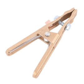 SHINEOFI Copper Ground Clamp Heavy Duty Welding Earth Clip for Reliable Connections Suitable for Farm and Shop Welders Durable Design with Strong Grip for Manual Welder Applications