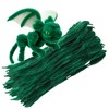100 PCS Chenille Stem, Bump Chenille Stems, Green Pipe Cleaners