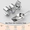 USYOGO Matel pet dog cat food measuring scoop 1 cup,Food-grade