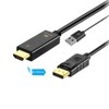 4K 60Hz Compatible for HD Multimedia Interface to DisplayPort Adapter