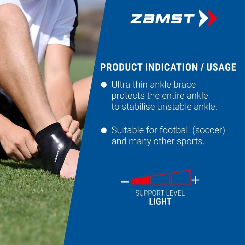 Zamst Filmista Ankle Brace Support Wrap, Left, Large
