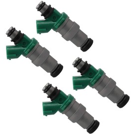 4Pcs Fuel Injectors ANGLEWIDE 23250-11110 Fuel Injectors Set fit for 1996-1999 for Toyota for Paseo 1.5L, 1995-1998 for Toyota for Tercel 1.5L, 2 Holes