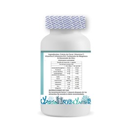 Calcio de Coral con Vitaminas & Minerales 120 capsulas de 600 mg