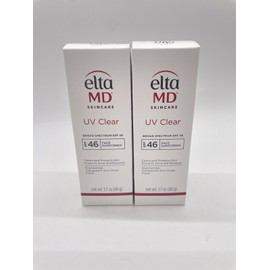 EltaMD 2x Elta MD UV Clear Broad-spectrum Facial Sunscreen SPF 46 1.7 oz EXP 2027