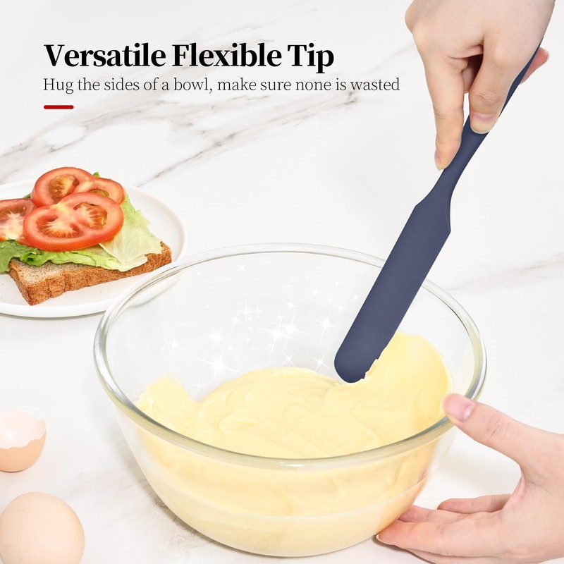 Lilybeam 600ºF Heat Resistant Spatulas, High Heat Food Safe Semless