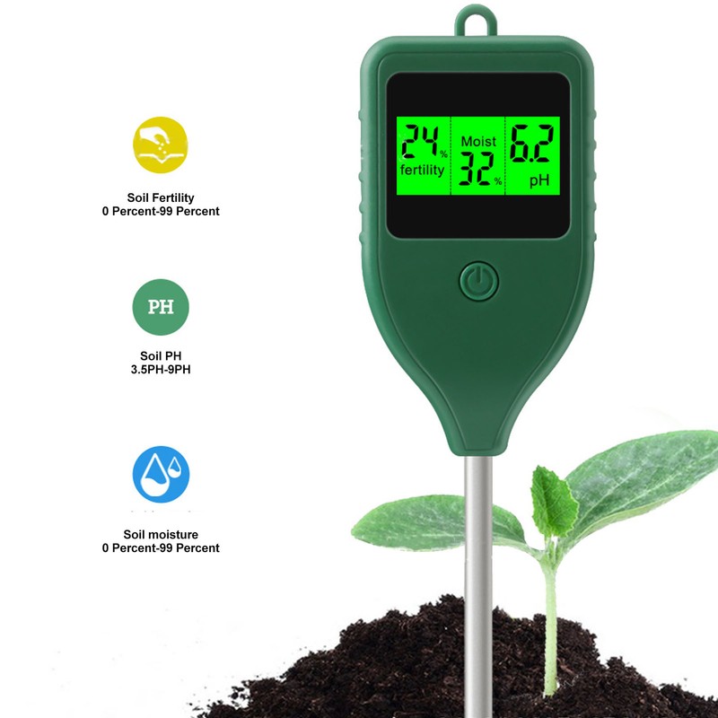 Soil Moisture Meter Professional Moisture Nutrients PH 3 in 1