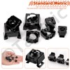 Tanstic 48Pcs Cage Nuts Snap-in Cage Nuts Rack Mount Cage
