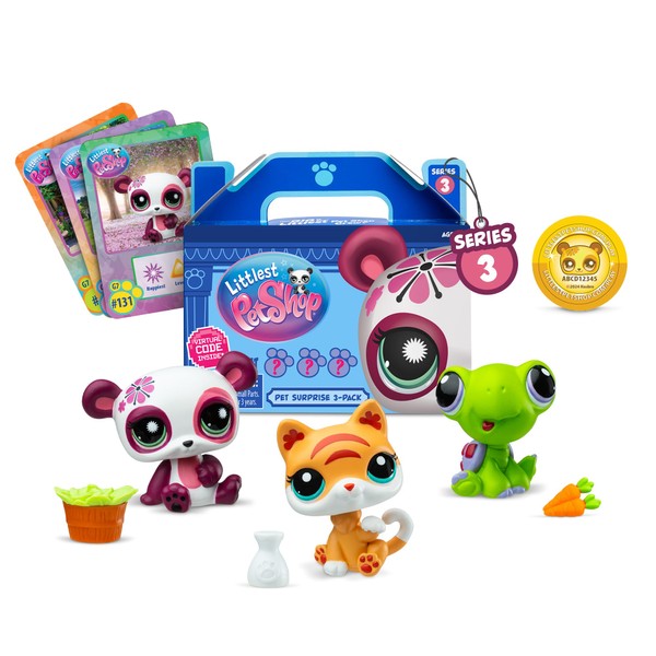 Littlest Pet Shop - Pet Surprise 3-Pack - Series 3,