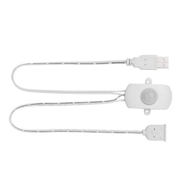 Mini PIR Infrared Motion Sensor 2A DC 5-24V, Automatic LED Strip USB Interface (White)