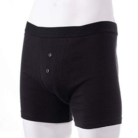 P&S Healthcare 2X-Large Black Mens Incontinence Boxer