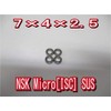 NSK Micro Ic SMR74ZZ WA674SSA (4) Outside Diameter, 0.1 inch