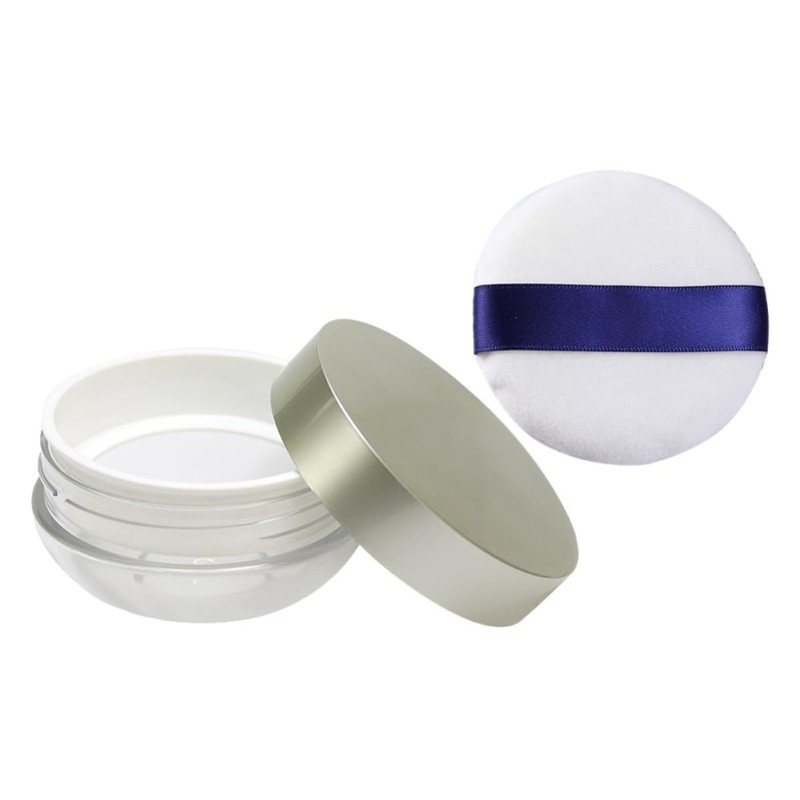 Caja de Talco Perfumado para Mujer con Tapa Hermética y