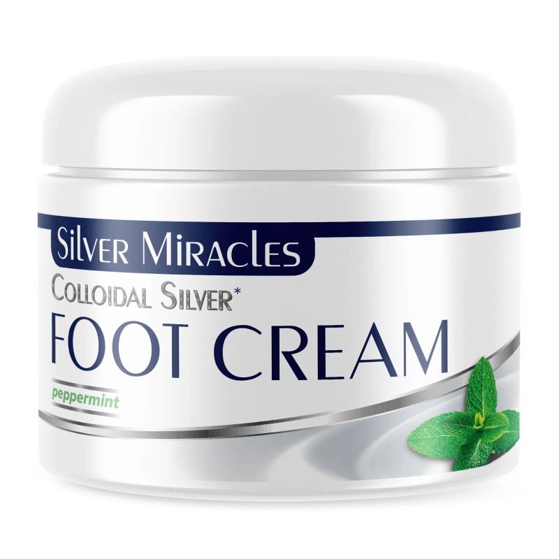 Silver Miracles Colloidal Silver Foot Cream by Silver Miracles -