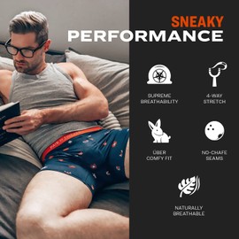 Pair of Thieves Super Fit Men’s Trunks 3 Pack, Arches, Medium