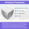 24 Pcs Black Metal Corner Protectors - Heavy Duty Steel,