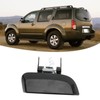 Car Rear Outer Exterior Door Handle Black ABS Replacement for