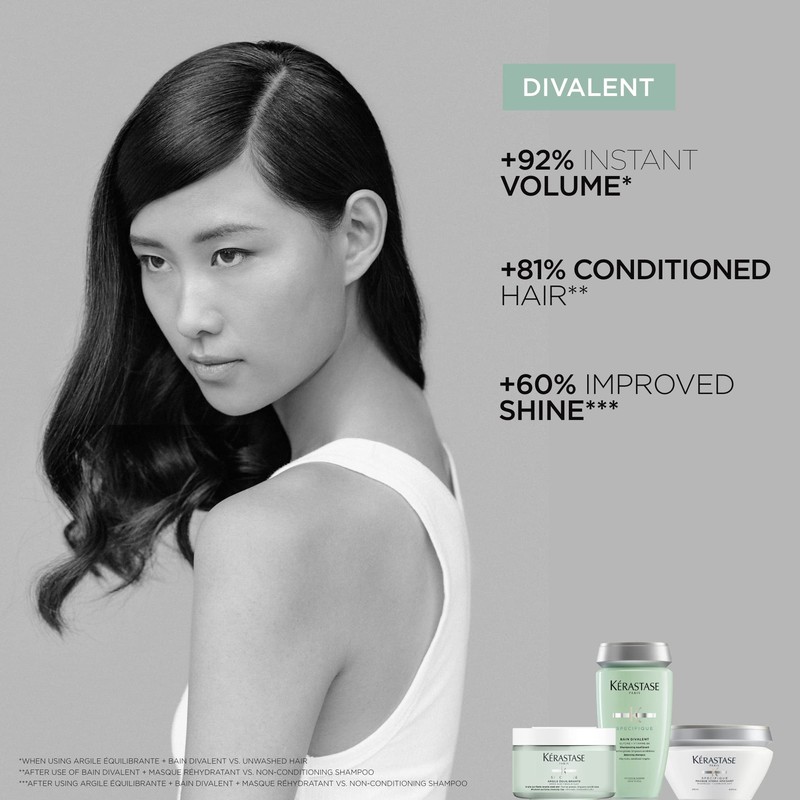Kérastase Shampoo for Oily Scalp and Stressed Lengths, Balancing and