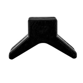 3 Inch Rubber Bow Stop with 1/2 inch Shaft for Boat Trailer Shaft Y style