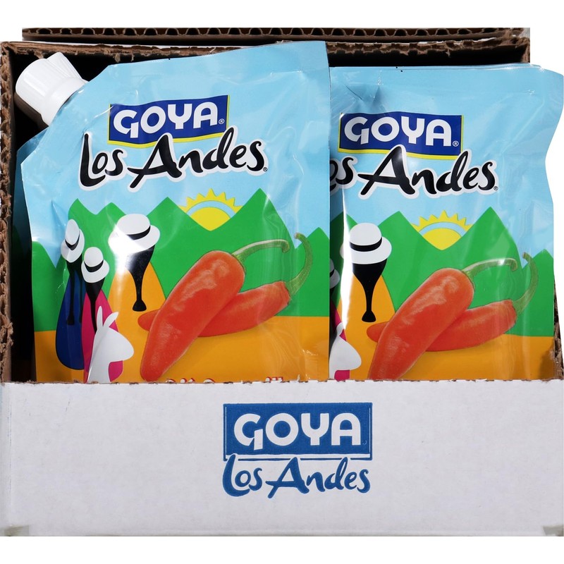 Goya Los Andes Aji Amarillo Hot Pepper Paste Mild, 7.1