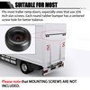 TonGass 1" Tall Trailer Ramp Door Bumpers Universal Fit Bumper