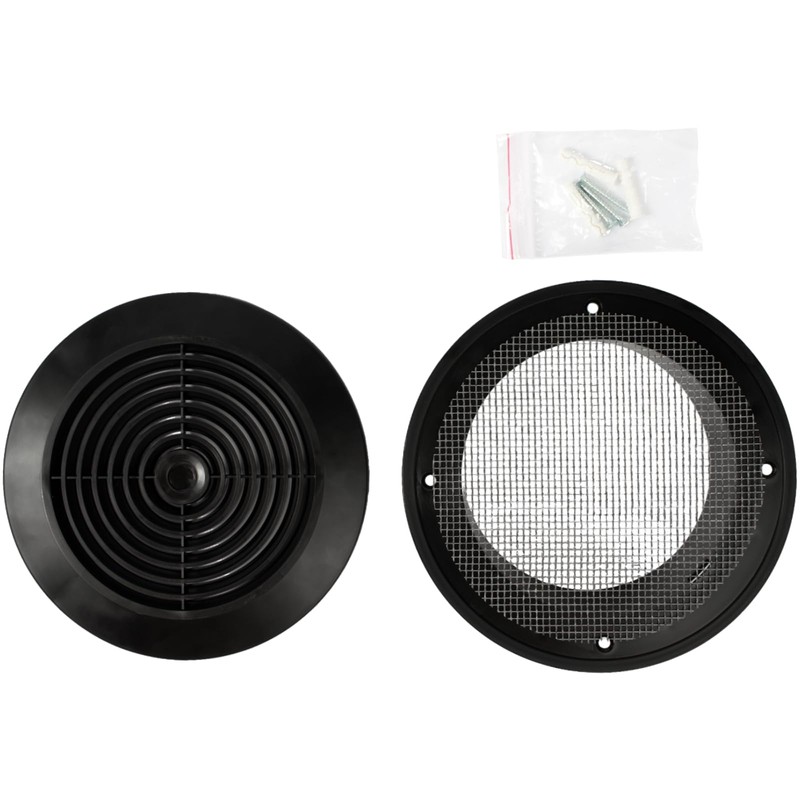 Vent Systems 100 mm / 3.93'' Inch - Black -