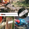 PATIKIL 4.0/4.8/5.5 mm File for Chainsaw, 1 Set/3 Pieces, Round