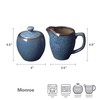 Pfaltzgraff Monroe Blue Sugar and Creamer Set, 2 Piece