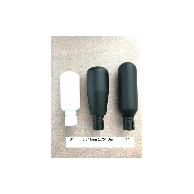 Black Delrin Corvette C6 4 inch Delrin hardbar Shift Knob