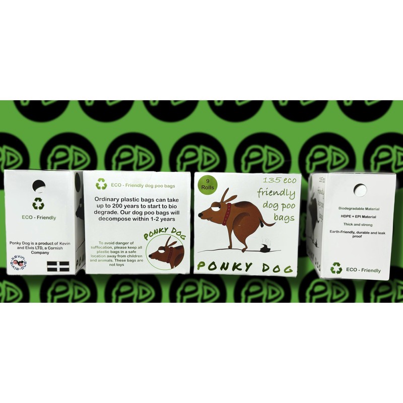 Ponky Dog box of extra strong, leak proof, eco friendly