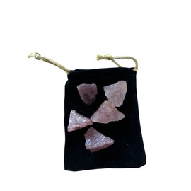 Pandiui23 Natural Strawberry Quartz Stone 20-30mm 5PCS, Raw Strawberry Quartz, Natural Strawberry Quartz Crystal for Jewelry Making (Strawberry Quartz, 5)