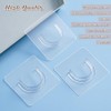 2Pack Shower Curtain Rod Holder, Upgraded Adhesive No Drill Tension