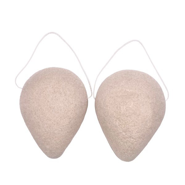 Regalia Atelier teardrop face Konjac Sponges 2 Pack made from pure 100% Konjac root fibre.It’s made free of artificial colours or fragrances. No Additives or Preservatives, Non-Toxic, 100% Organic, 100% Vegan. Suitable for all skin types specially sensit
