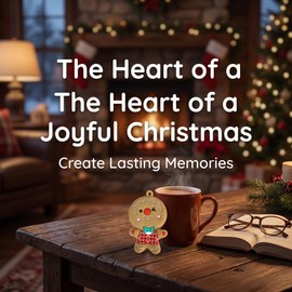 12 Pcs Gingerbread Man Ornaments for Christmas Tree
