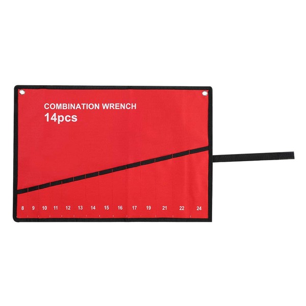 Multi Pockets Roll Up Tools Storage Bag, Spanner Plier Wrench