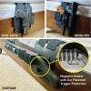Stinger Mattress Bedside Handgun Magnetic Holster extra magazines flashlights knives