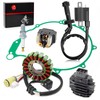 Stator & STARTER RELAY Ignition Coil RECTIFIER Cover Gasket compatible