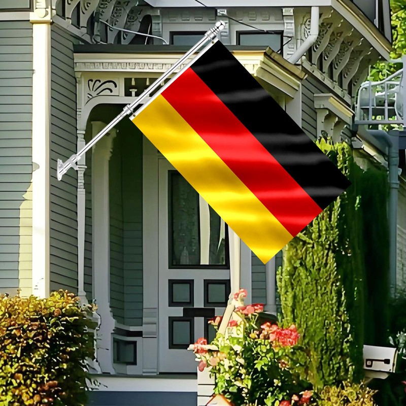 German Flag 3x5 FT Germany Flag With Brass Grommets Fade